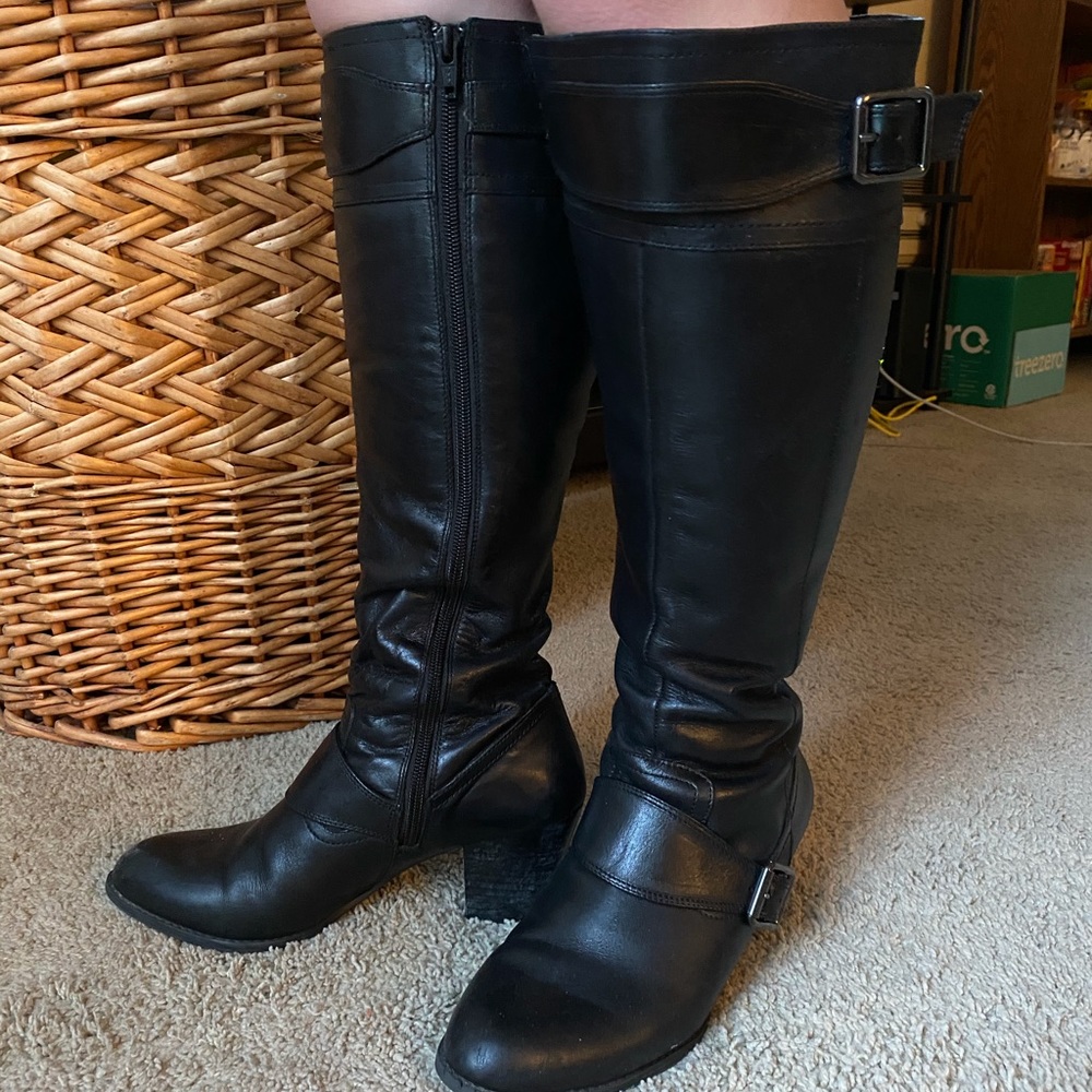 Knee High Heeled Boots